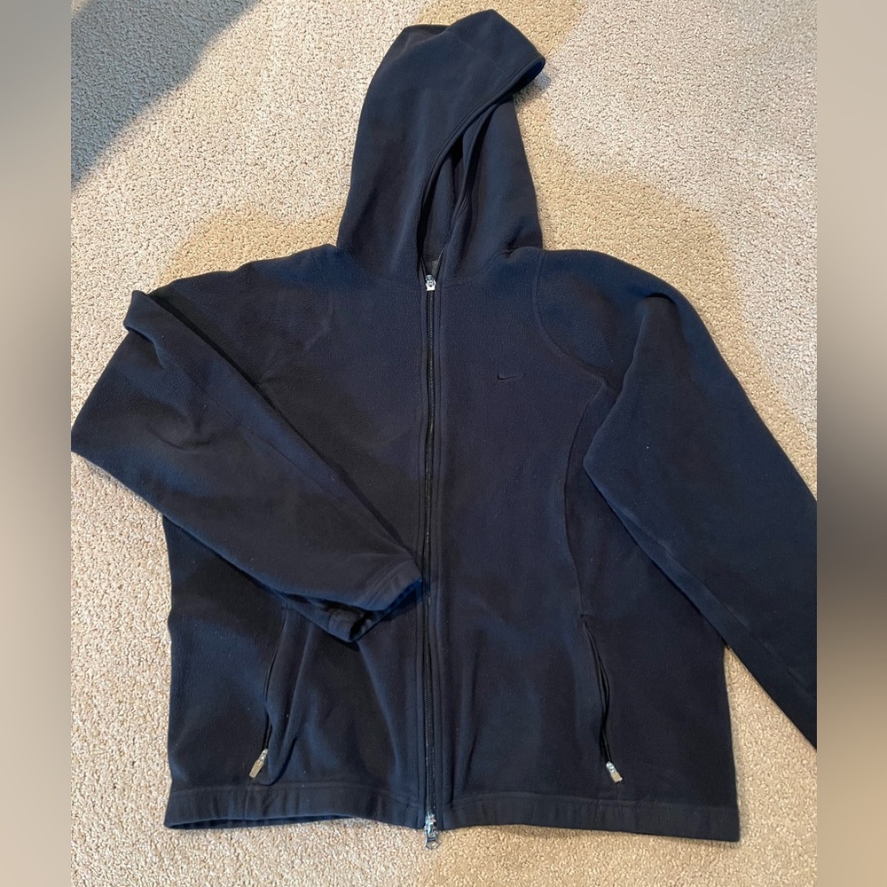 Nike Black Zip-Up Hoodie